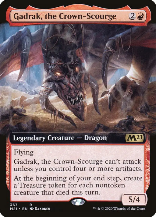 Gadrak the Crown-Scourge (Extended Art) [Core Set 2021] - MTG Single