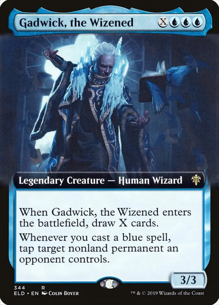 Gadwick the Wizened (Extended Art) [Throne of Eldraine] - MTG Single