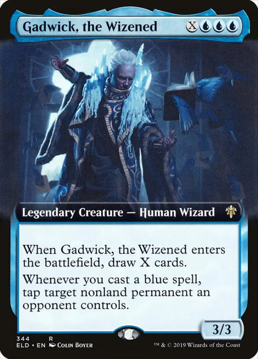 Gadwick the Wizened (Extended Art) [Throne of Eldraine] - MTG Single