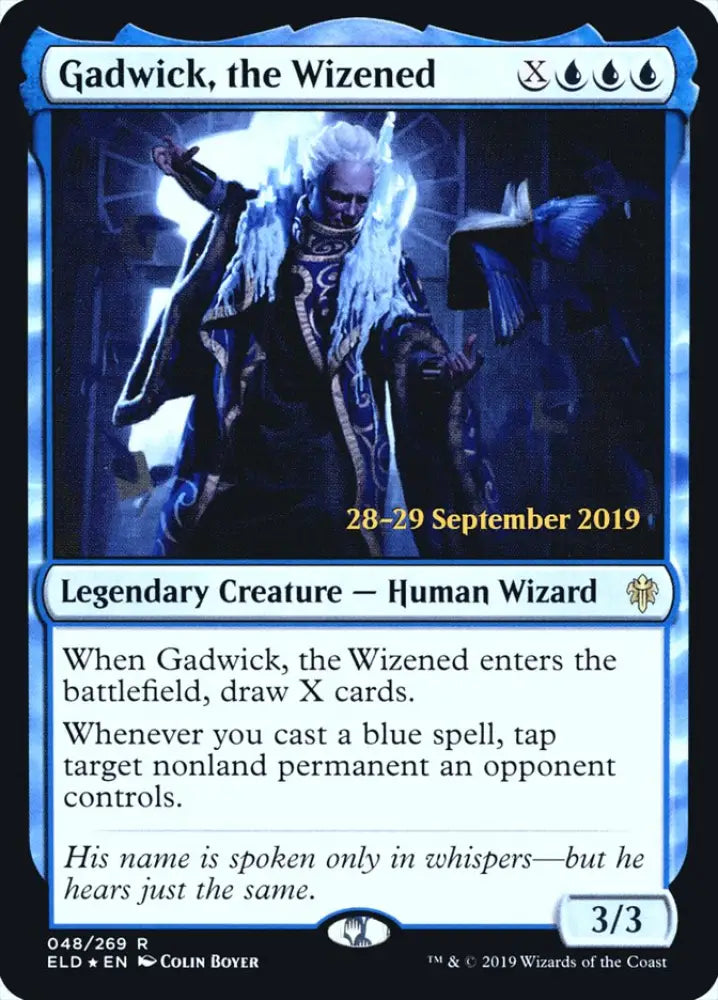 Gadwick the Wizened [Throne of Eldraine Prerelease Promos] - MTG Single