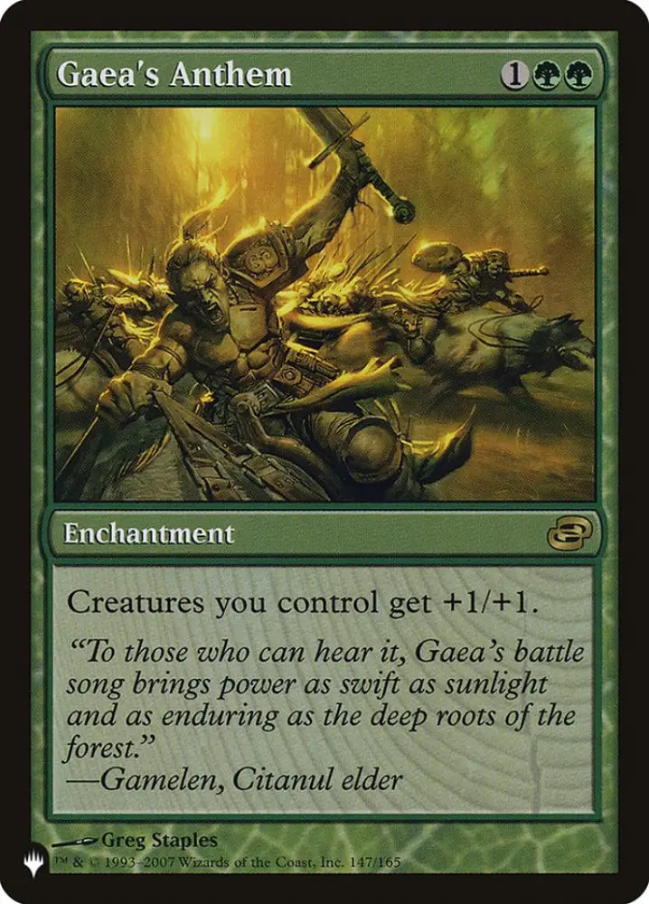 Gaea’s Anthem [The List] - MTG Single