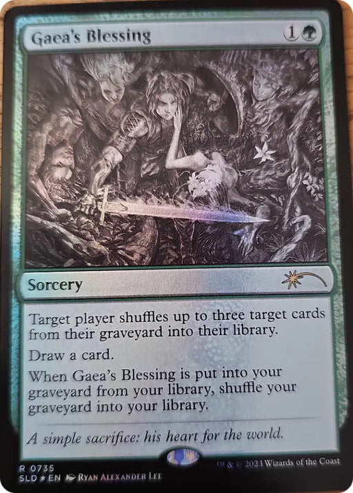 Gaea’s Blessing (Sketch Showcase) [Secret Lair Drop Series] - MTG Single