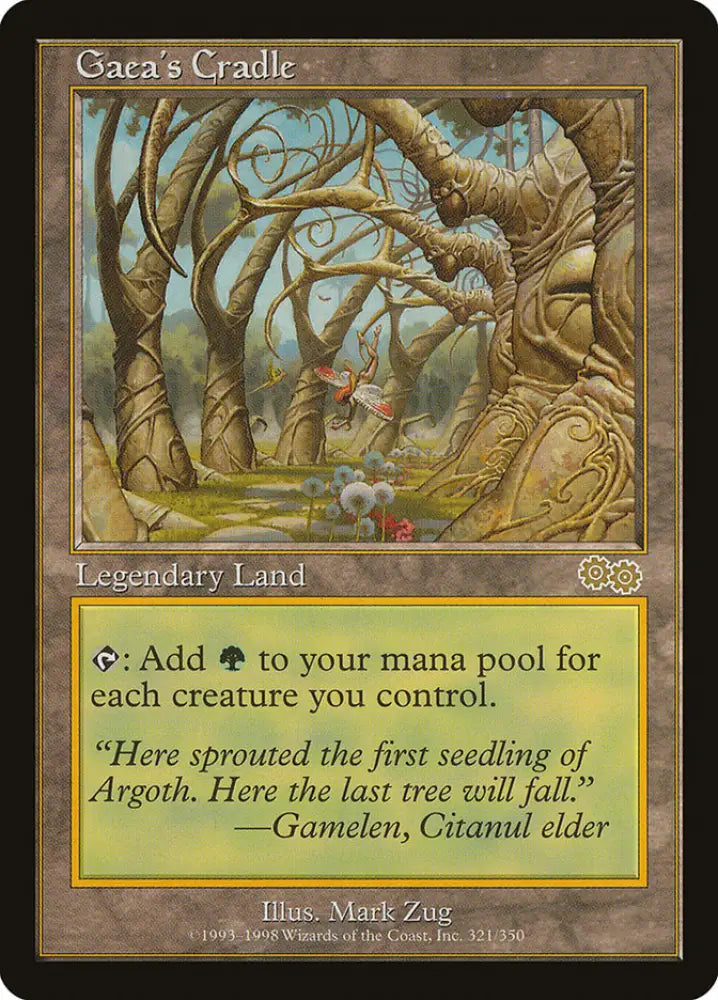 Gaea’s Cradle [Urza’s Saga] - MTG Single