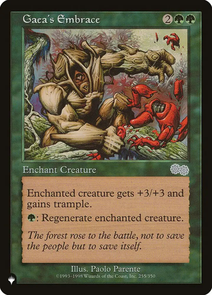 Gaea’s Embrace [The List] - MTG Single