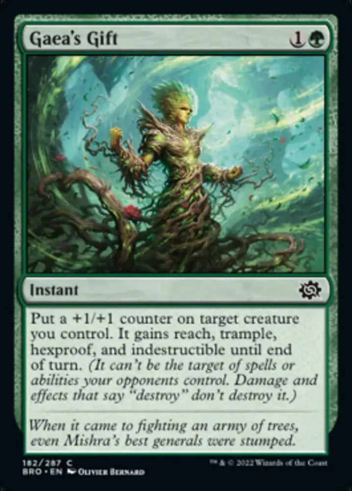 Gaea’s Gift [The Brothers’ War] - MTG Single