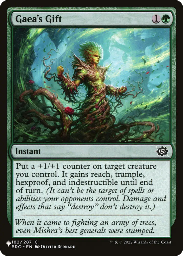 Gaea’s Gift [The List] - MTG Single