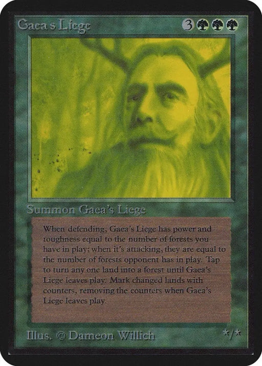 Gaea’s Liege [Alpha Edition] - MTG Single