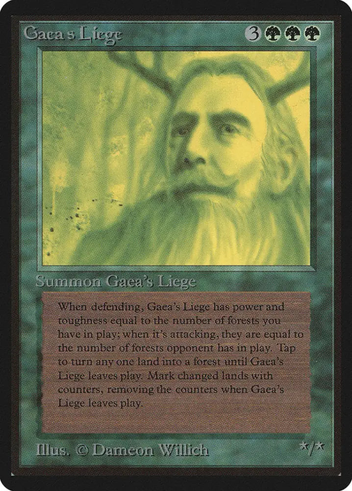 Gaea’s Liege [Beta Edition] - MTG Single