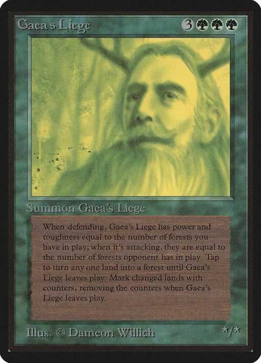 Gaea’s Liege [Beta Edition] - MTG Single