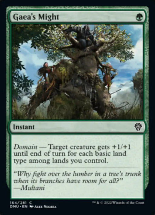 Gaea’s Might [Dominaria United] - MTG Single