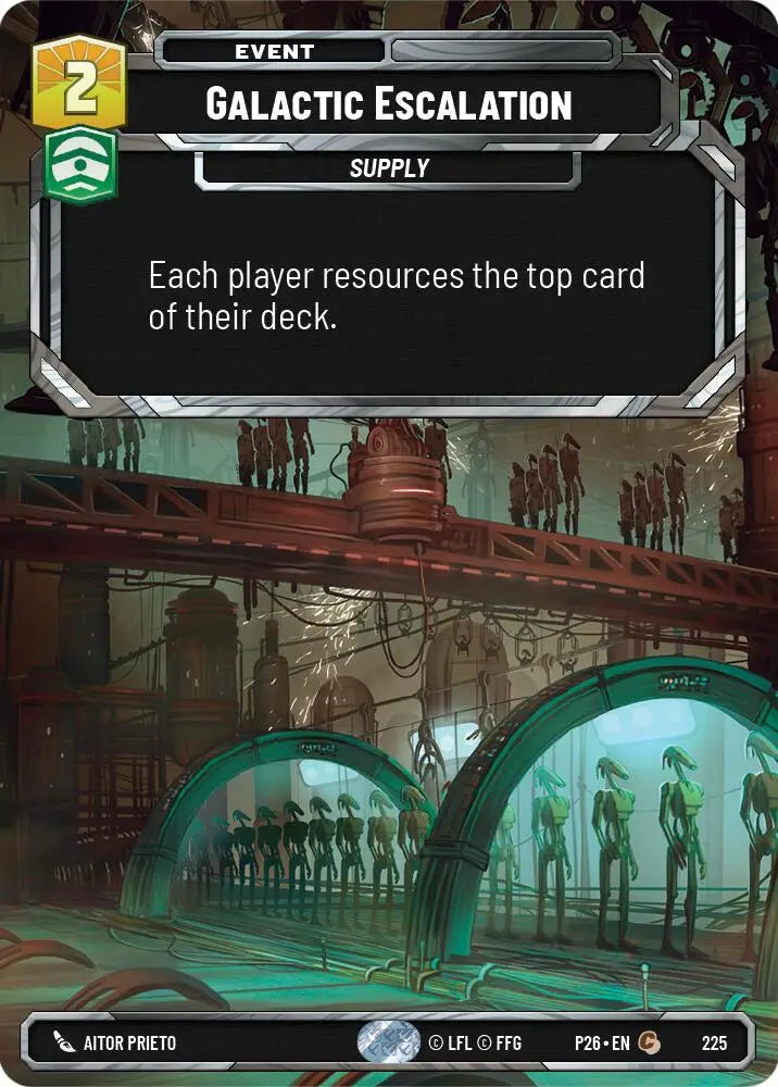 Galactic Escalation (Foil) (225) [Sector and Regional Promos: Season 2]