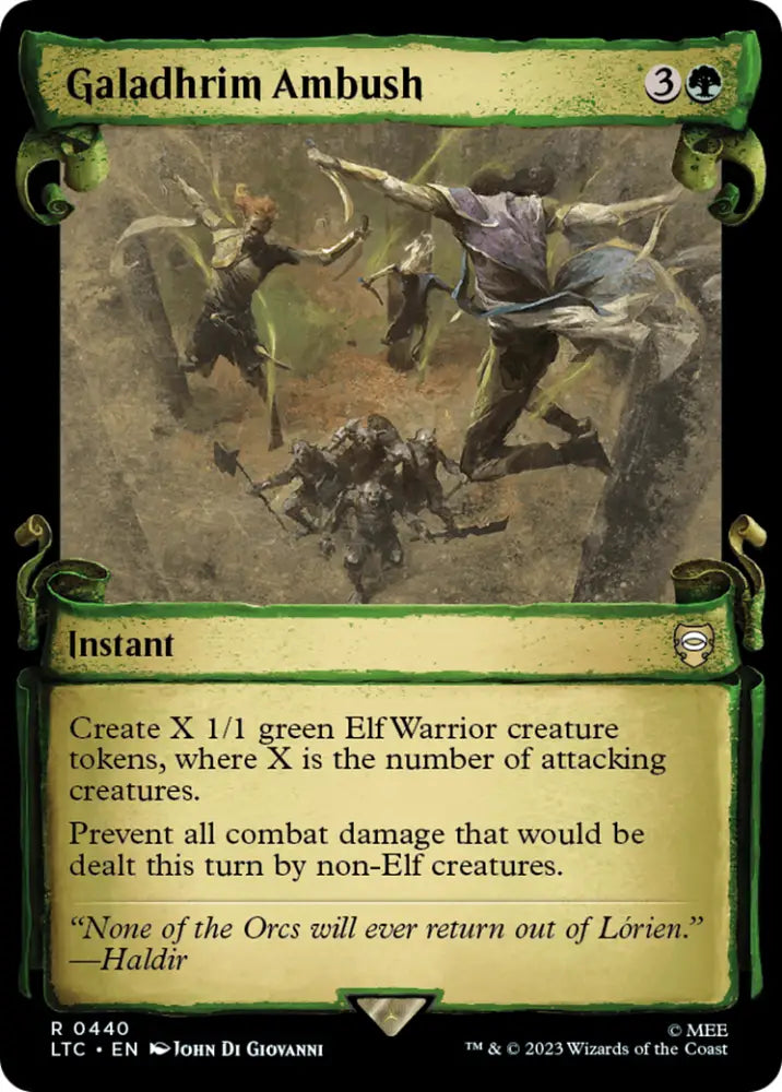 Galadhrim Ambush [The Lord of the Rings: Tales of Middle-Earth Commander Showcase Scrolls] - MTG Single