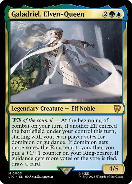Galadriel Elven-Queen [The Lord of the Rings: Tales of Middle-Earth Commander] - MTG Single