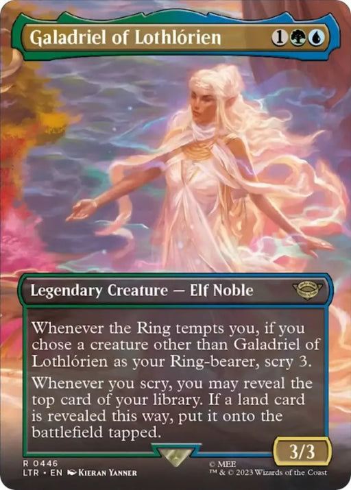 Galadriel of Lothlorien (Borderless Alternate Art) [The Lord of the Rings: Tales of Middle-Earth] - MTG Single