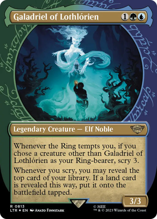 Galadriel of Lothlorien (Showcase) (Surge Foil) [The Lord of the Rings: Tales of Middle-Earth] - MTG Single