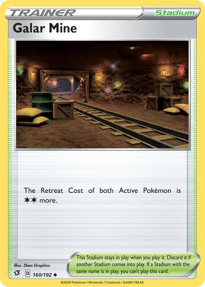 Galar Mine (160/192) [Sword & Shield: Rebel Clash] - Pokemon Single