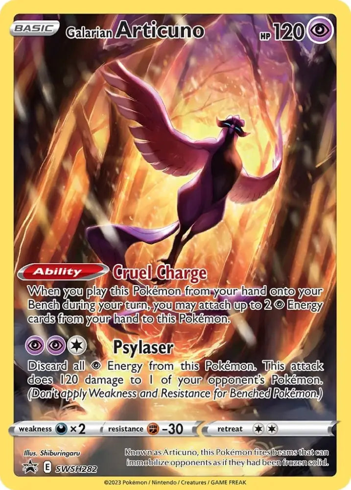 Galarian Articuno (SWSH282) [Sword & Shield: Black Star Promos] - Pokemon Single