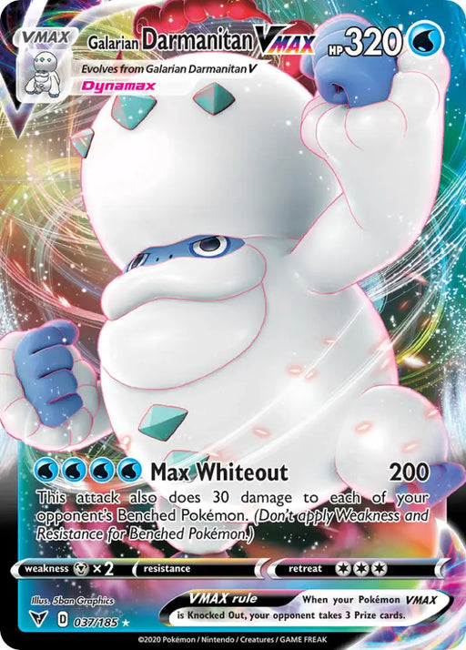 Galarian Darmanitan VMAX (037/185) [Sword & Shield: Vivid Voltage] - Pokemon Single
