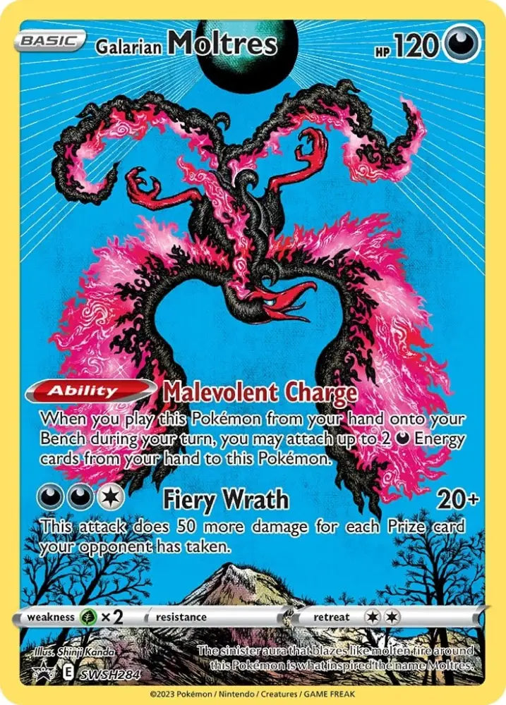 Galarian Moltres (SWSH284) [Sword & Shield: Black Star Promos] - Pokemon Single
