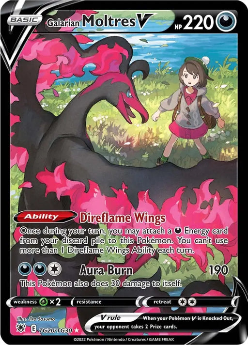 Galarian Moltres V (TG20/TG30) [Sword & Shield: Astral Radiance] - Pokemon Single