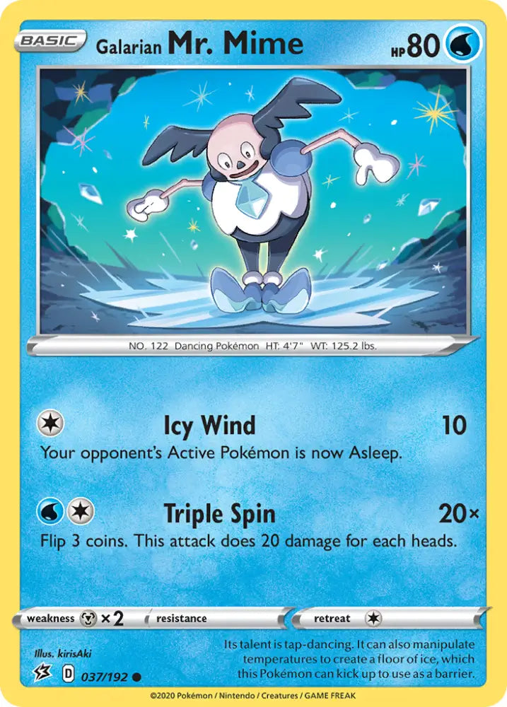 Galarian Mr. Mime (037/192) [Sword & Shield: Rebel Clash] - Pokemon Single