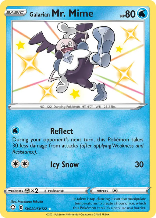Galarian Mr. Mime (SV020/SV122) [Sword & Shield: Shining Fates] - Pokemon Single