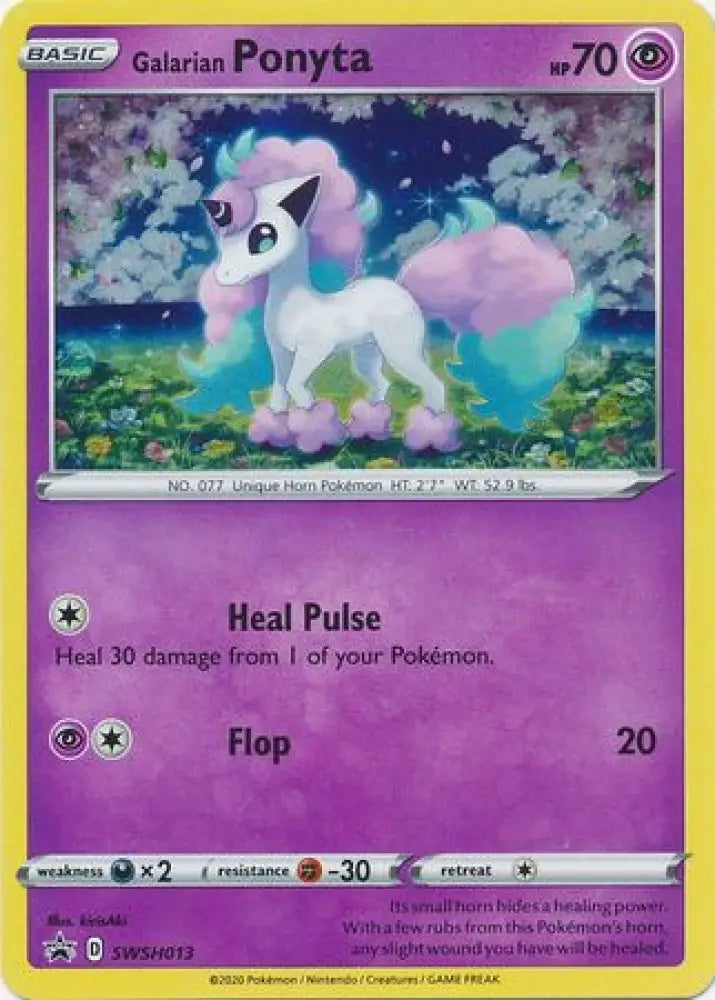 Galarian Ponyta (SWSH013) [Sword & Shield: Black Star Promos] - Pokemon Single