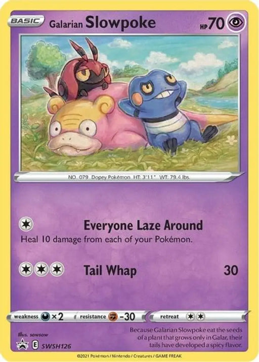 Galarian Slowpoke (SWSH126) [Sword & Shield: Black Star Promos] - Pokemon Single