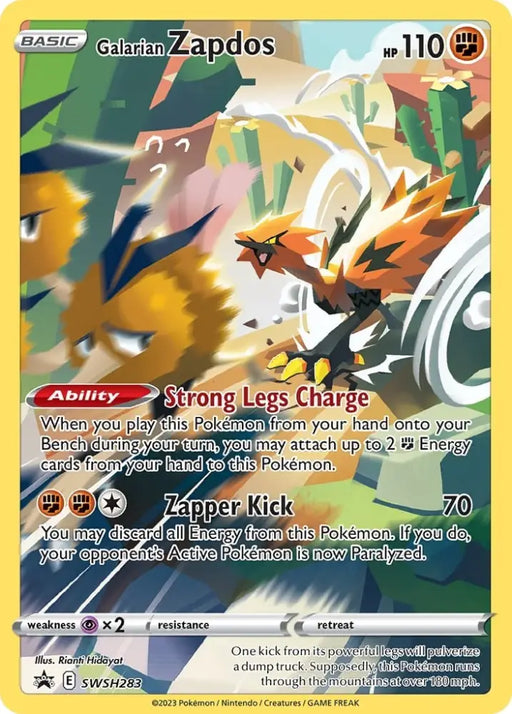 Galarian Zapdos (SWSH283) [Sword & Shield: Black Star Promos] - Pokemon Single
