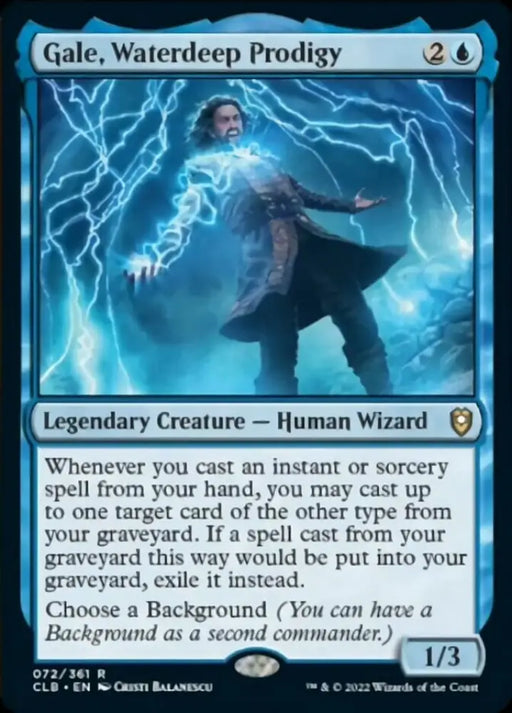 Gale Waterdeep Prodigy [Commander Legends: Battle for Baldur’s Gate] - MTG Single