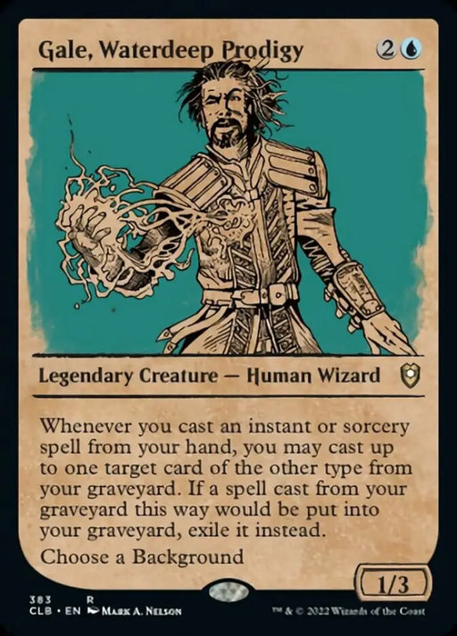 Gale Waterdeep Prodigy (Showcase) [Commander Legends: Battle for Baldur’s Gate] - MTG Single