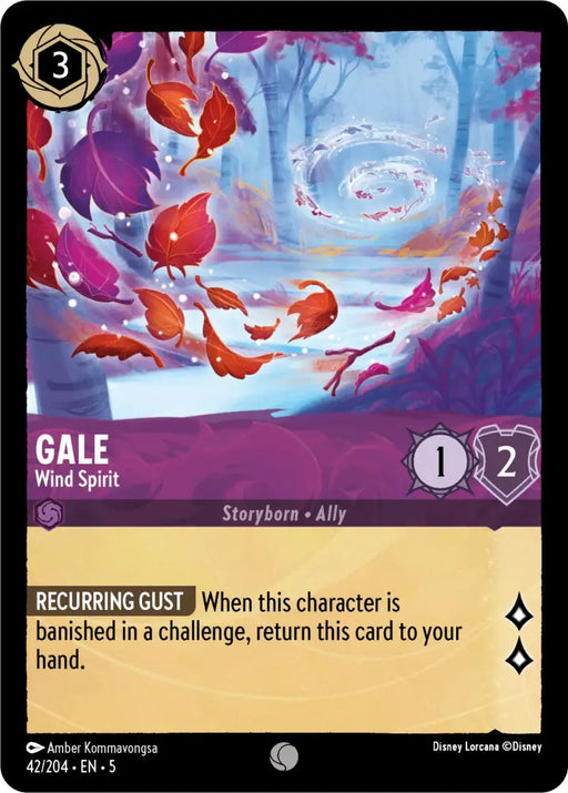 Gale - Wind Spirit (42/204) [Shimmering Skies] - Lorcana Single
