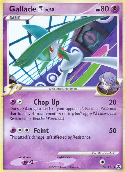 Gallade (20/111) [Platinum: Rising Rivals] - Pokemon Single