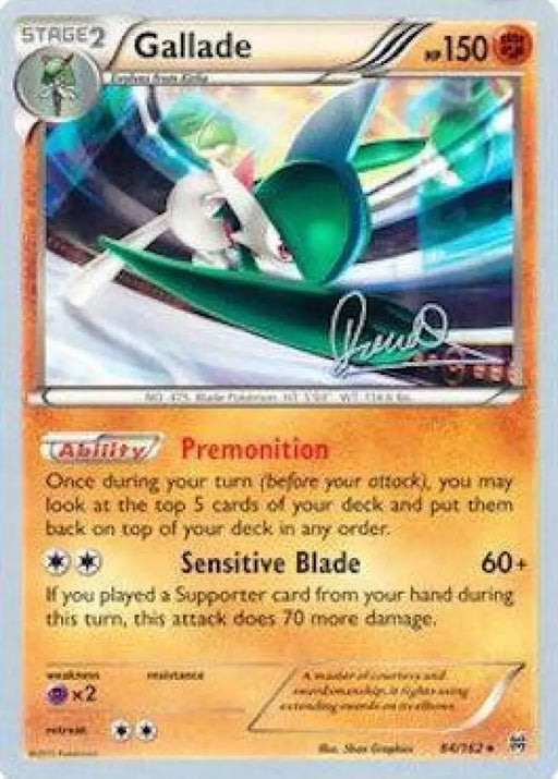 Gallade (84/162) (Infinite Force - Diego Cassiraga) [World Championships 2017] - Pokemon Single