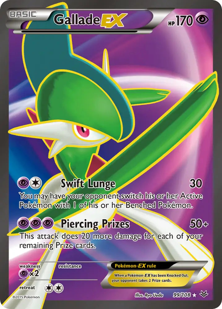 Gallade EX (99/108) [XY: Roaring Skies] - Pokemon Single