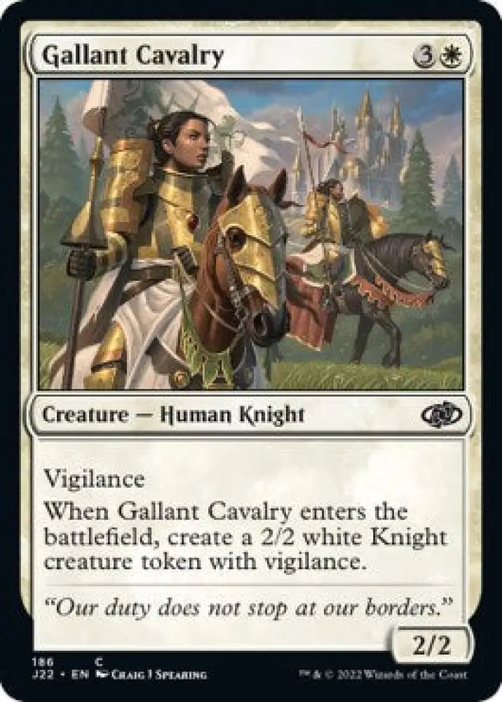 Gallant Cavalry [Jumpstart 2022] - MTG Single
