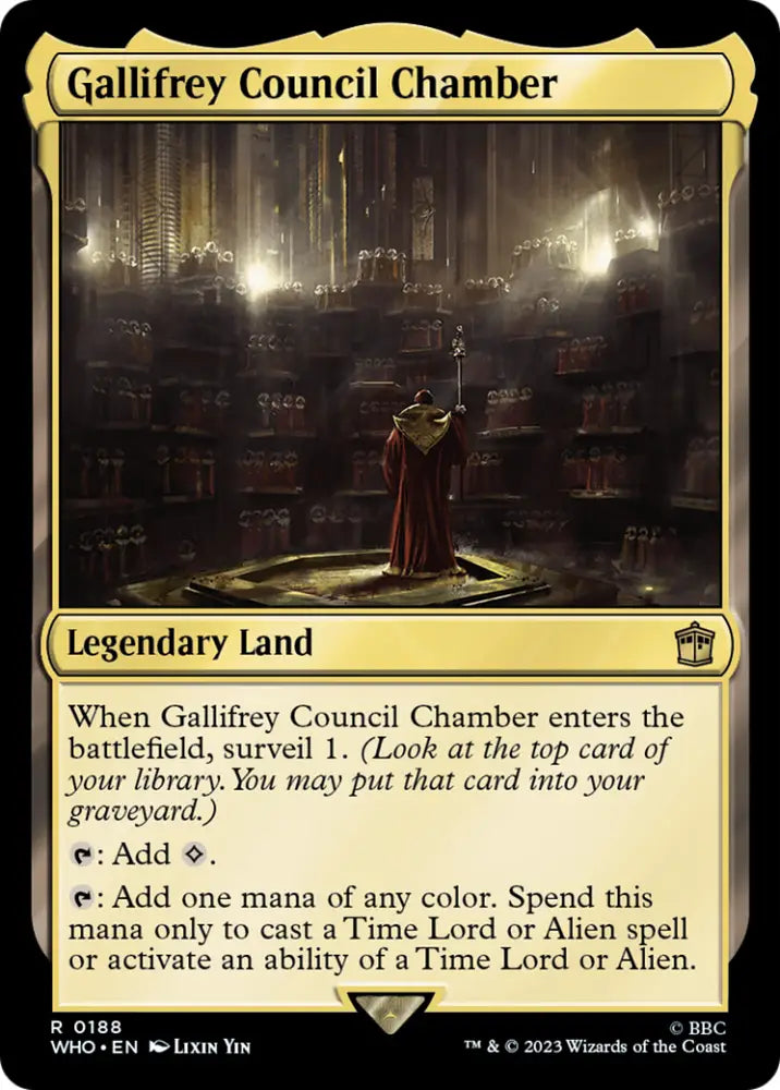 Gallifrey Council Chamber (Extended Art) [Doctor Who] - MTG Single