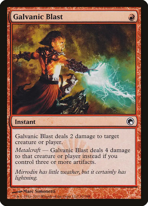 Galvanic Blast [Scars of Mirrodin] - MTG Single