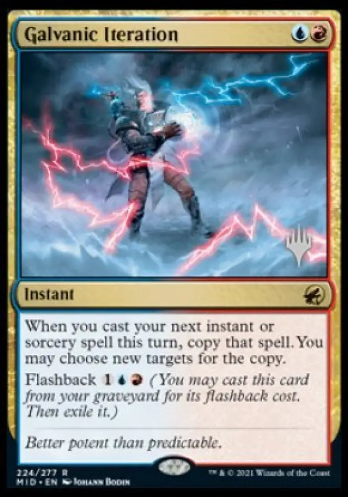 Galvanic Iteration (Promo Pack) [Innistrad: Midnight Hunt Promos] - MTG Single