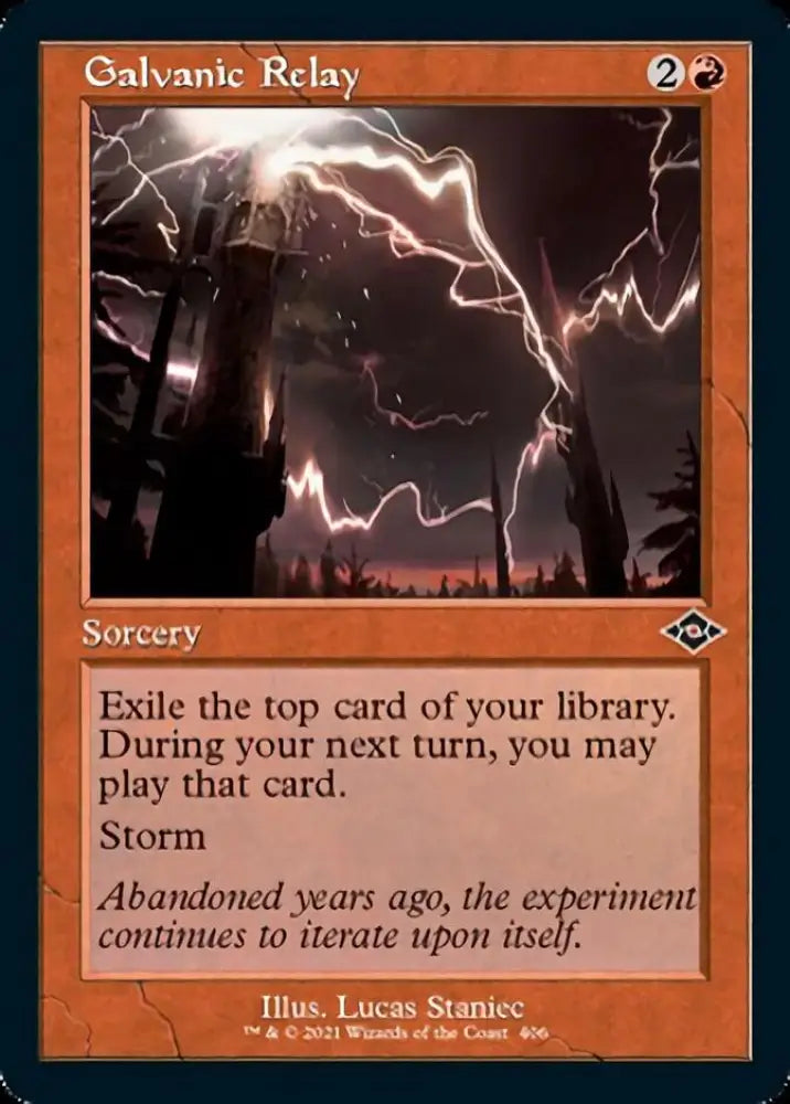Galvanic Relay (Retro Foil Etched) [Modern Horizons 2] - MTG Single