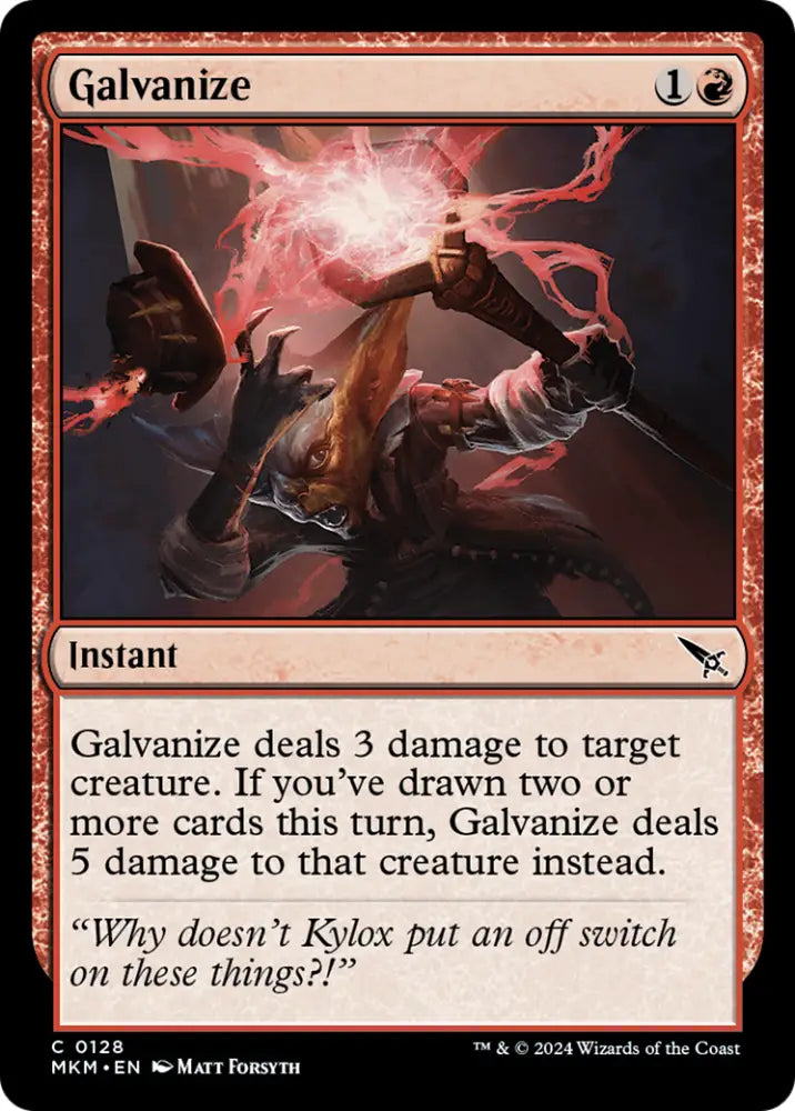 Galvanize [Murders at Karlov Manor] - MTG Single