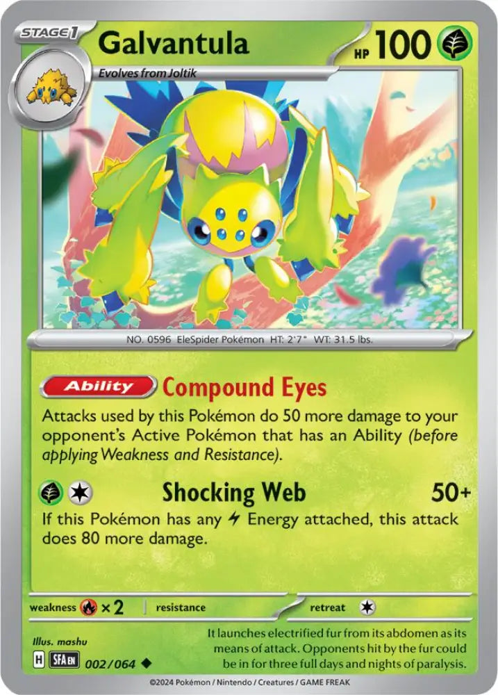 Galvantula (002/064) [Scarlet & Violet: Shrouded Fable] - Pokemon Single