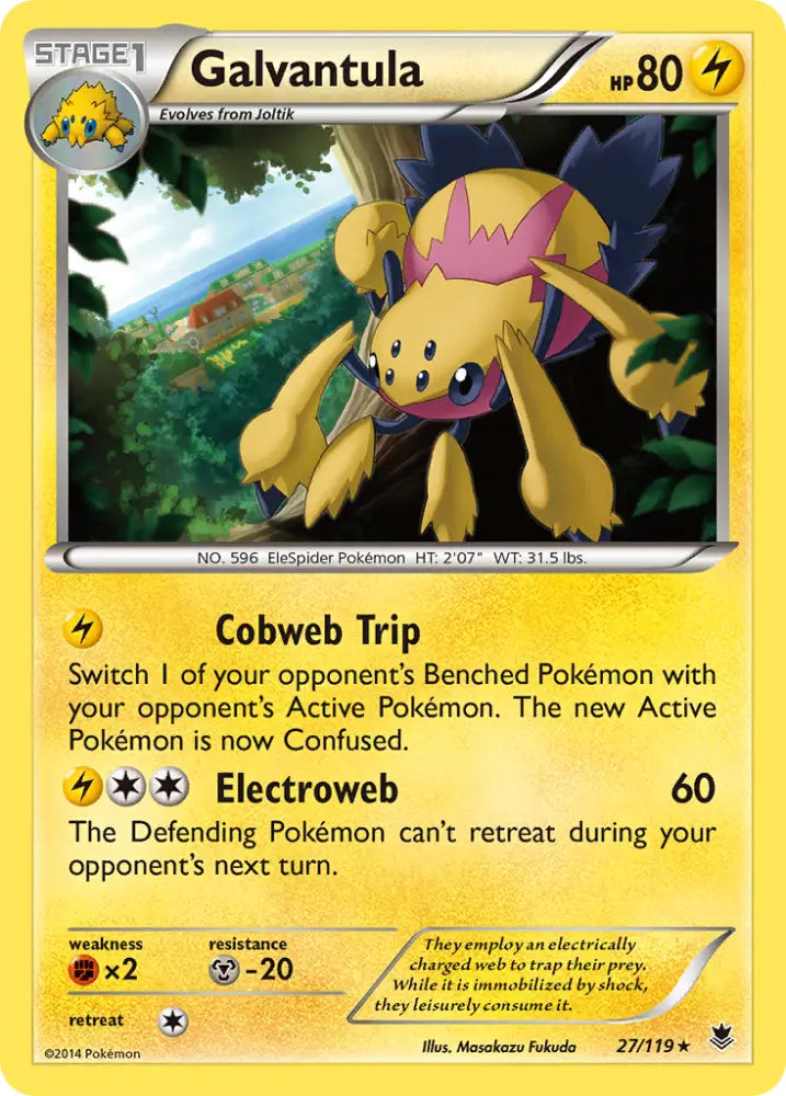 Galvantula (27/119) [XY: Phantom Forces] - Pokemon Single
