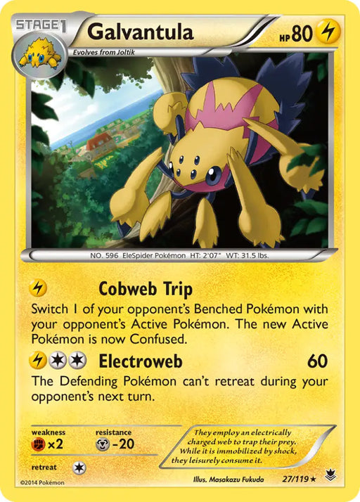 Galvantula (27/119) [XY: Phantom Forces] - Pokemon Single