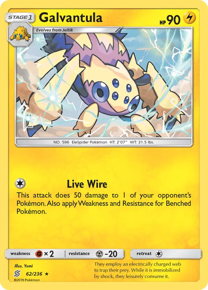 Galvantula (62/236) [Sun & Moon: Unified Minds] - Pokemon Single