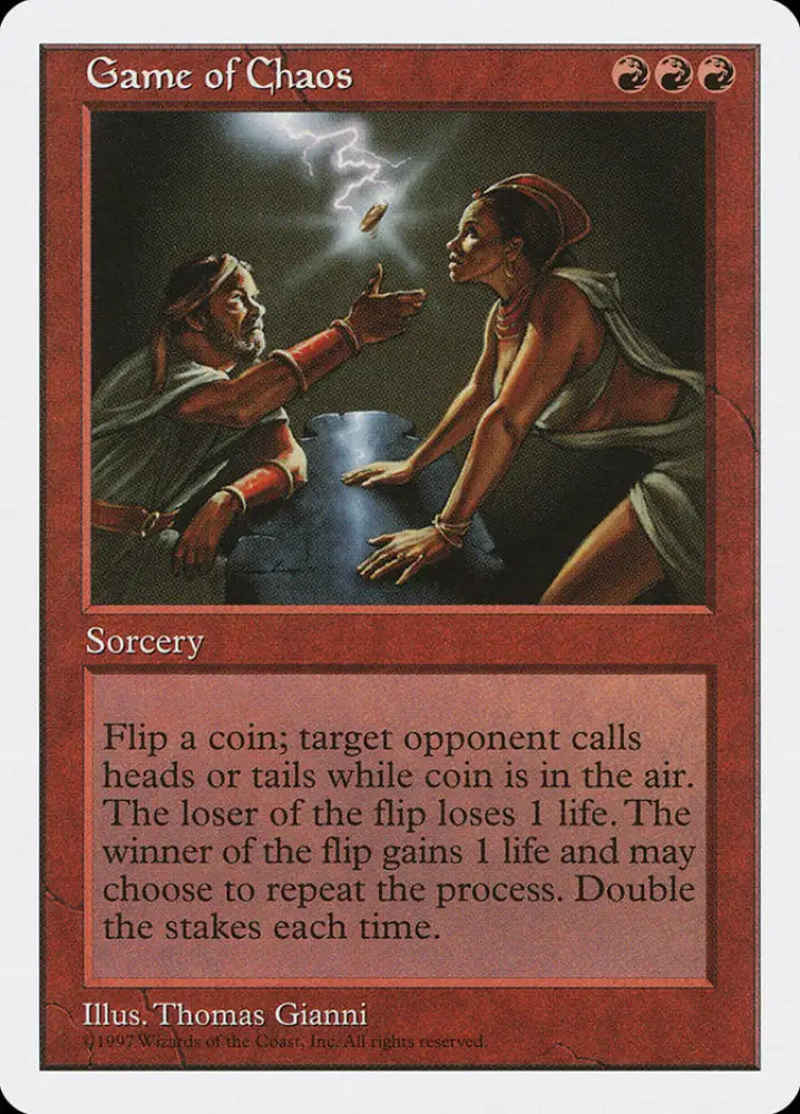 Game of Chaos [Fifth Edition] - MTG Single