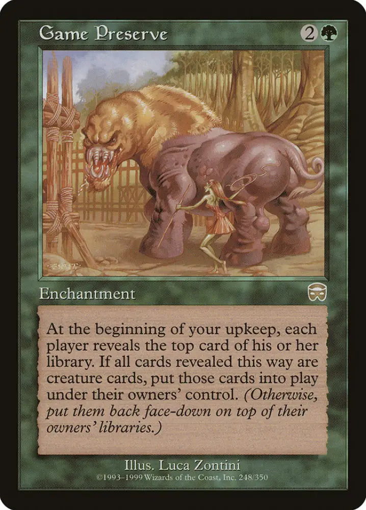 Game Preserve [Mercadian Masques] - MTG Single