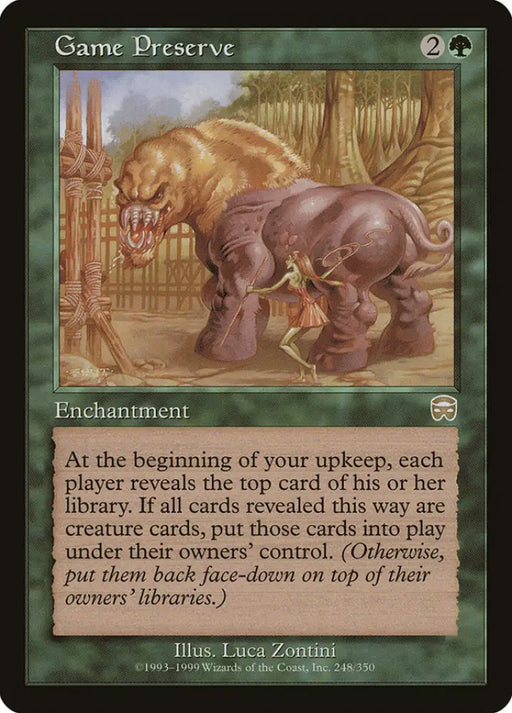 Game Preserve [Mercadian Masques] - MTG Single