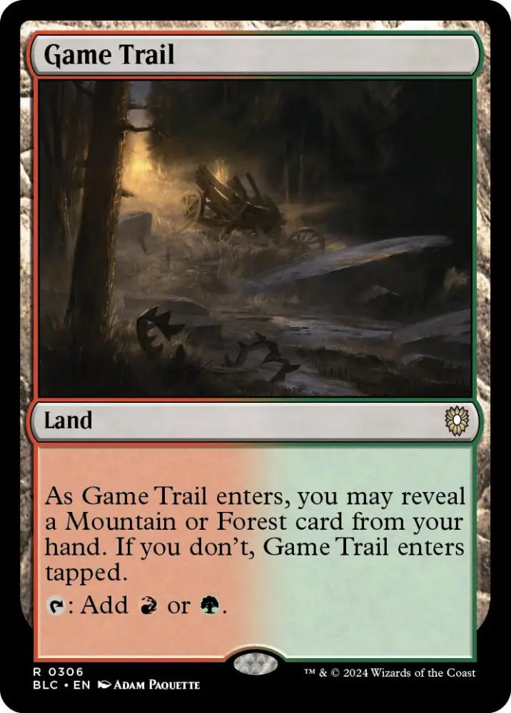 Game Trail [Bloomburrow Commander] - MTG Single
