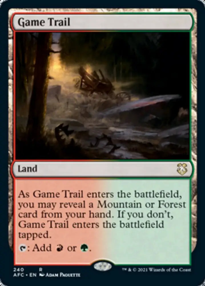 Game Trail [Dungeons & Dragons: Adventures in the Forgotten Realms Commander] - MTG Single